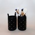 BLACK BRUSH HOLDER - LIVI BEAUTY