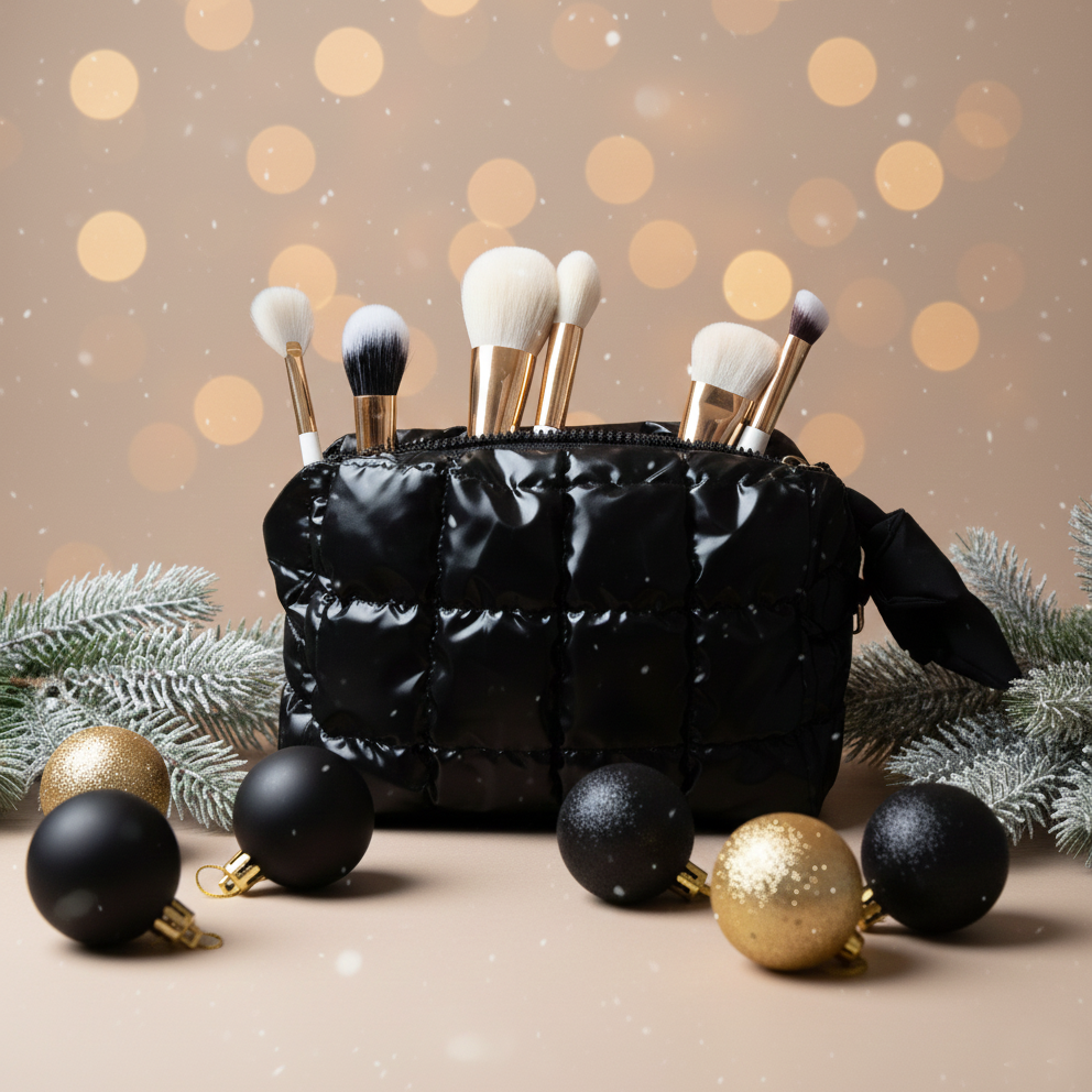 GOLD GLAM + PUFF BLACK - LIVI BEAUTY