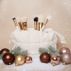 GOLD GLAM + PUFF WHITE