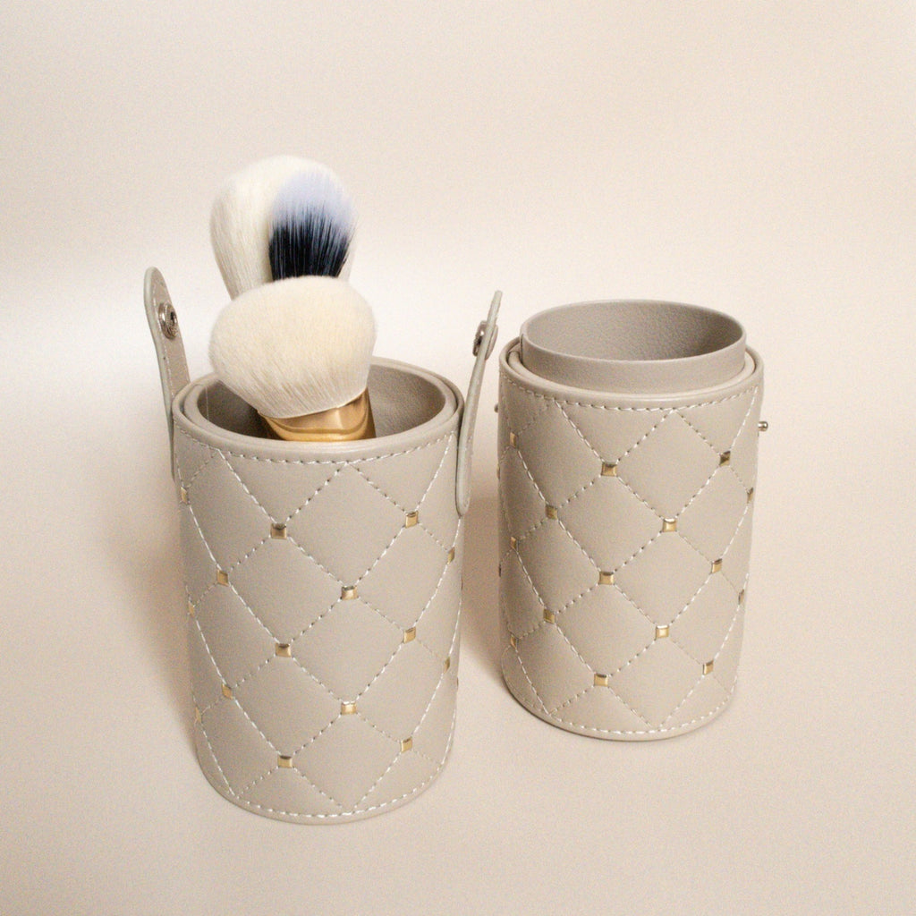 BEIGE BRUSH HOLDER - LIVI BEAUTY