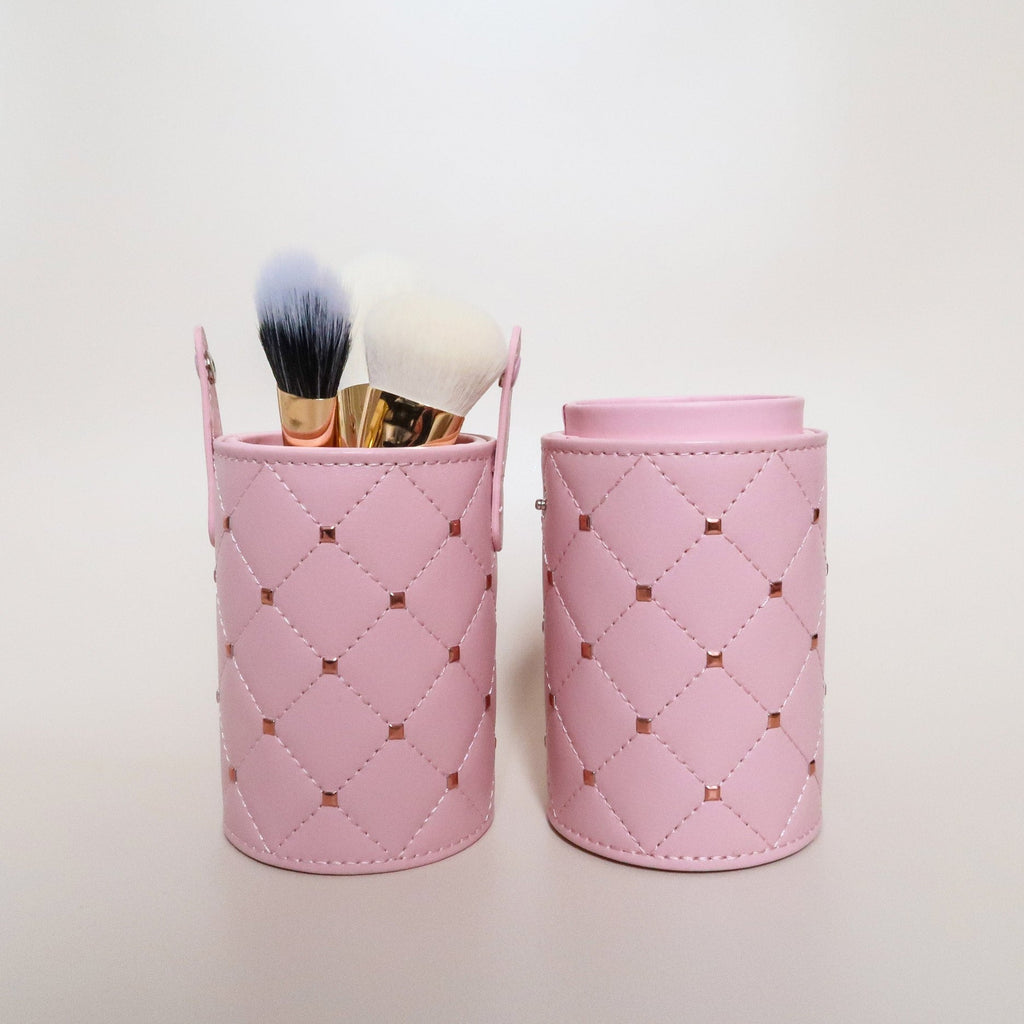 PINK BRUSH HOLDER - LIVI BEAUTY