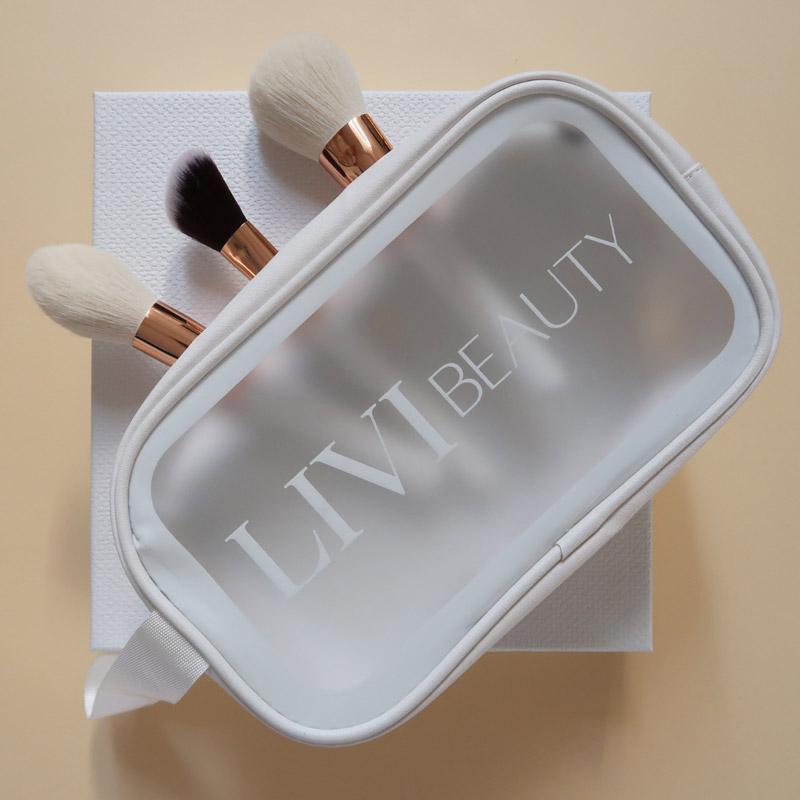 THE LIVI BAG Makeup Bag LIVI BEAUTY White 